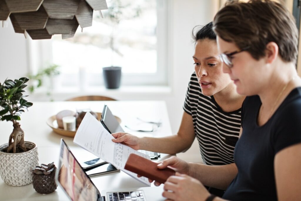 Couple Reviewing Their Finances