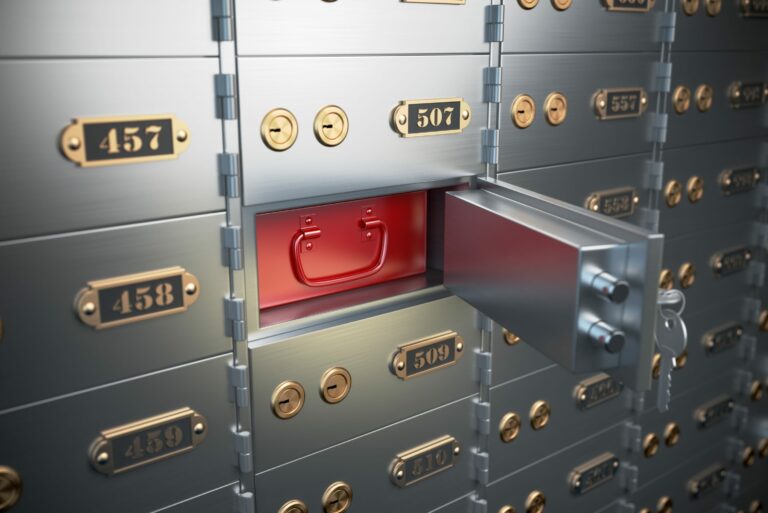 Safe Deposit Box Open